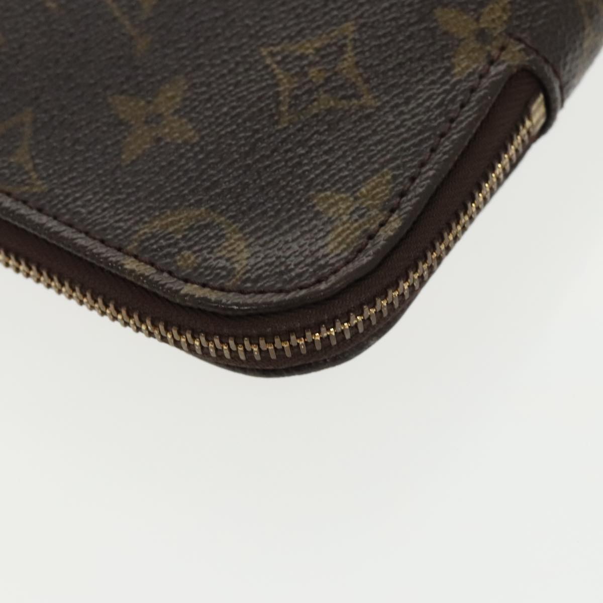 LOUIS VUITTON Monogram Posh Documents Clutch Bag M53456 LV Auth 100181