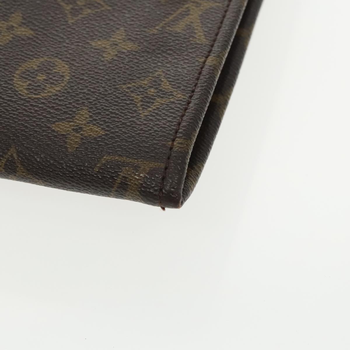 LOUIS VUITTON Monogram Posh Documents Clutch Bag M53456 LV Auth 100181