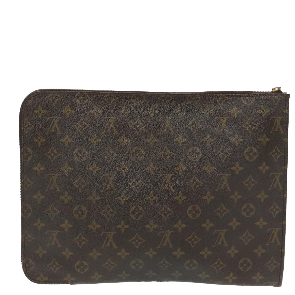 LOUIS VUITTON Monogram Posh Documents Clutch Bag M53456 LV Auth 100181 - 0