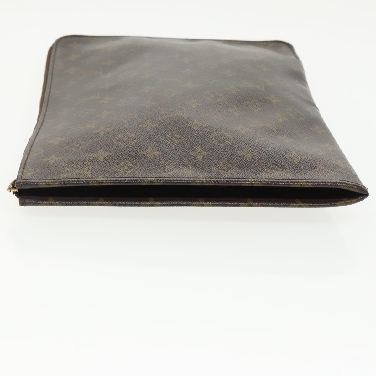 LOUIS VUITTON Monogram Posh Documents Clutch Bag M53456 LV Auth 100181