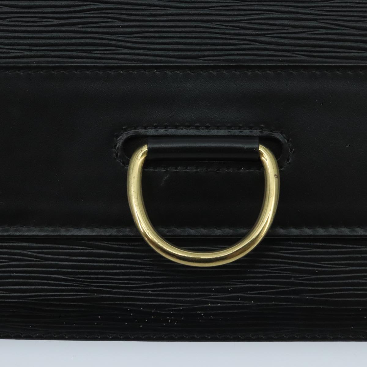 LOUIS VUITTON Epi Jena Clutch Bag Black M52722 LV Auth 100220