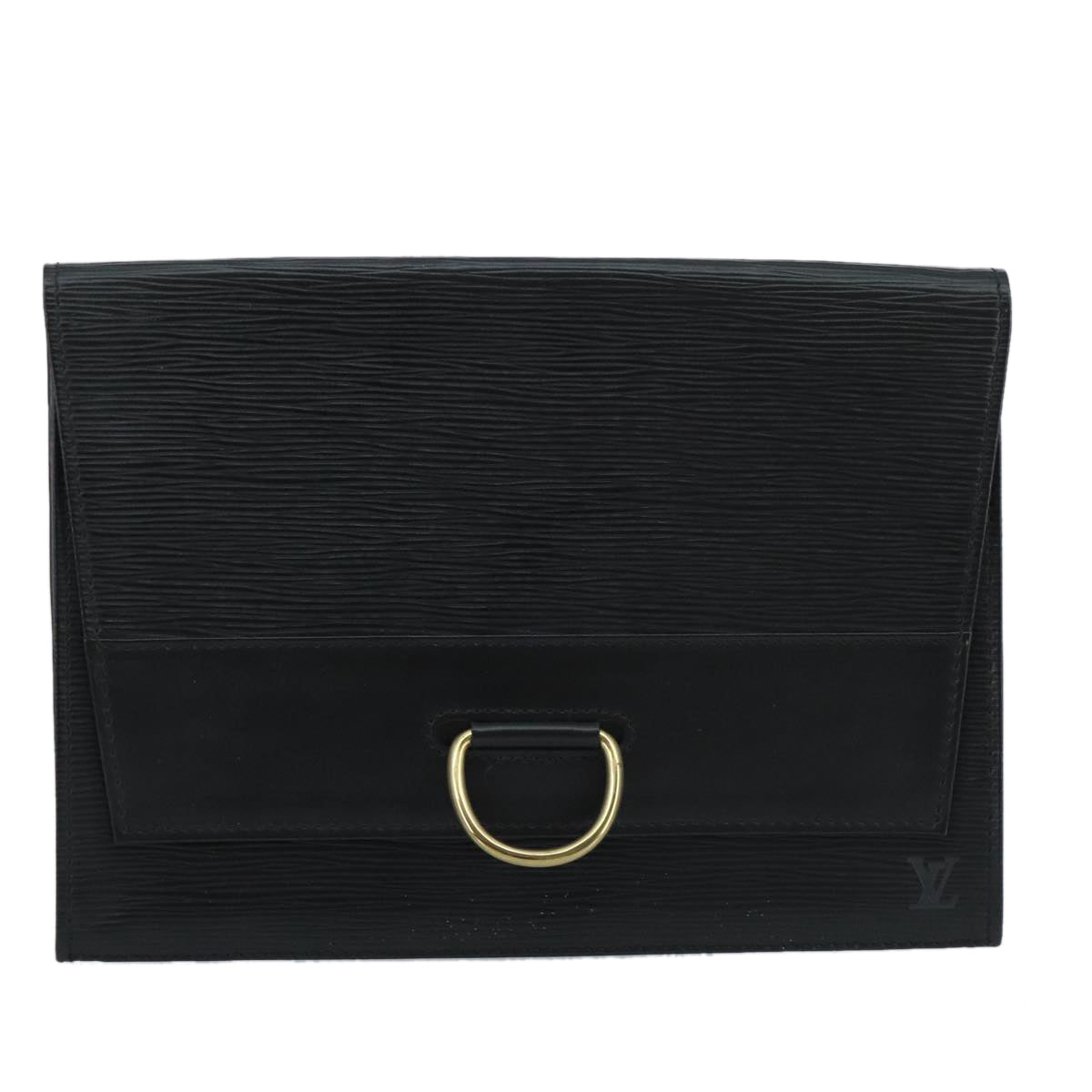 LOUIS VUITTON Epi Jena Clutch Bag Black M52722 LV Auth 100220 - 0