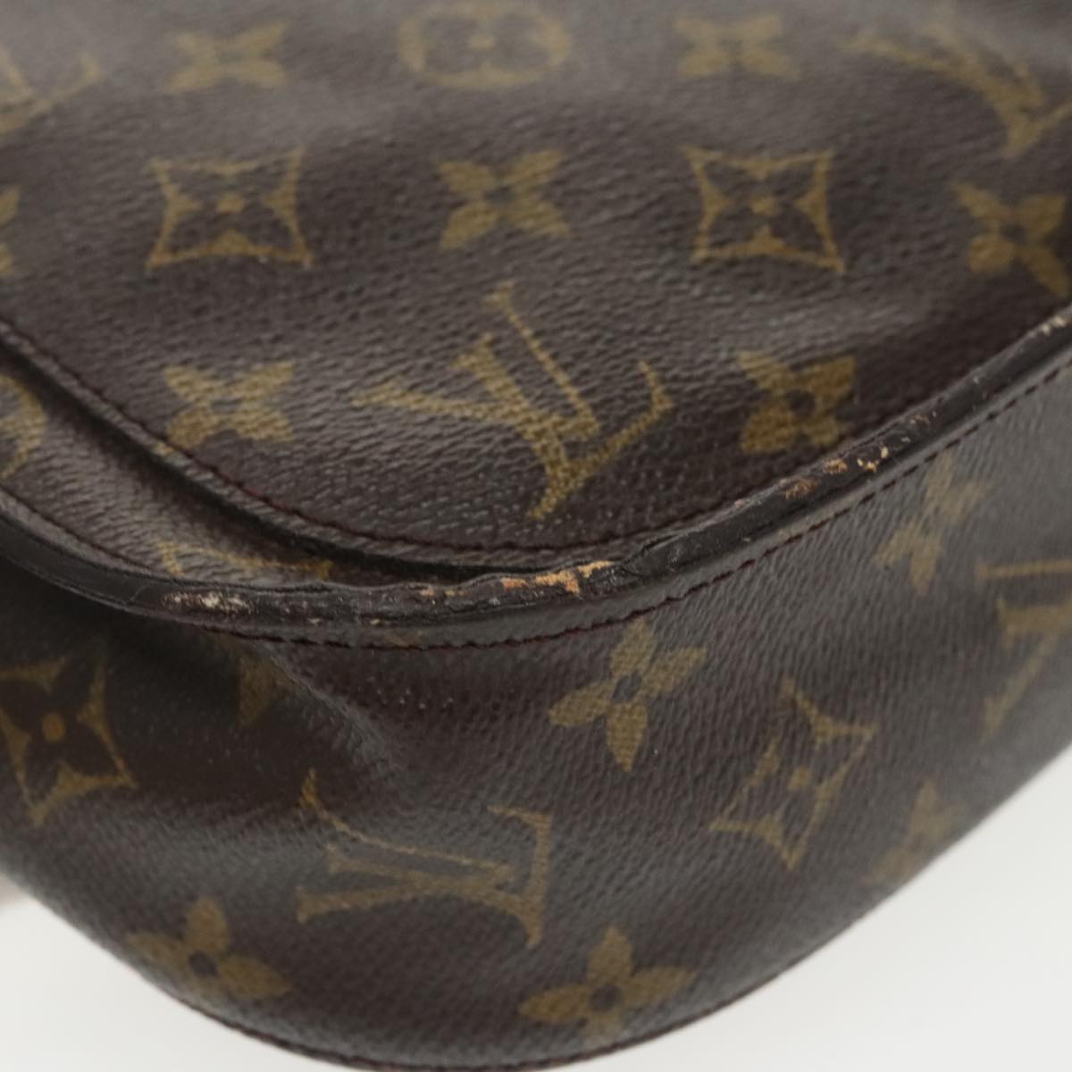 LOUIS VUITTON Monogram Saint Cloud GM Shoulder Bag M51242 LV Auth 100224