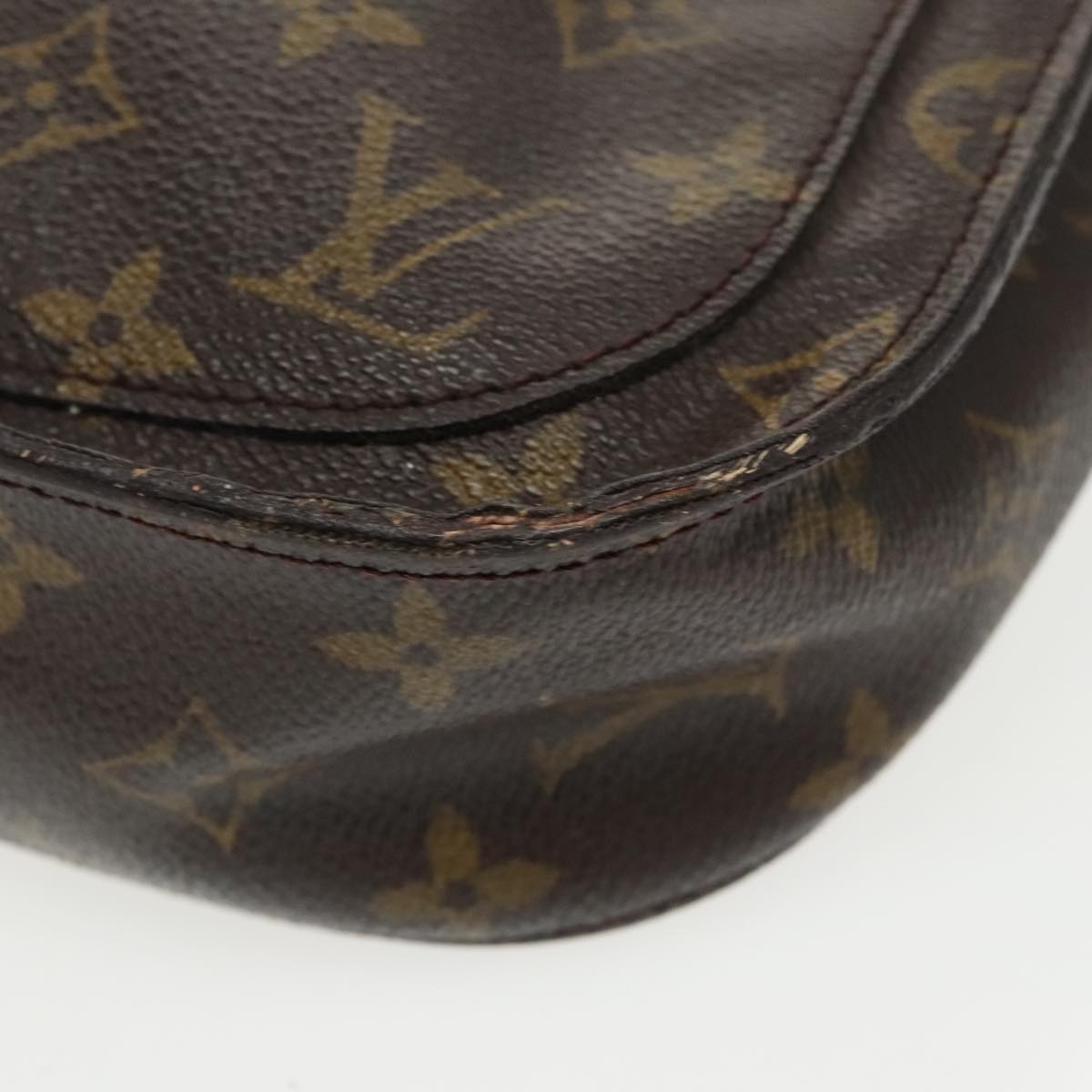 LOUIS VUITTON Monogram Saint Cloud GM Shoulder Bag M51242 LV Auth 100224