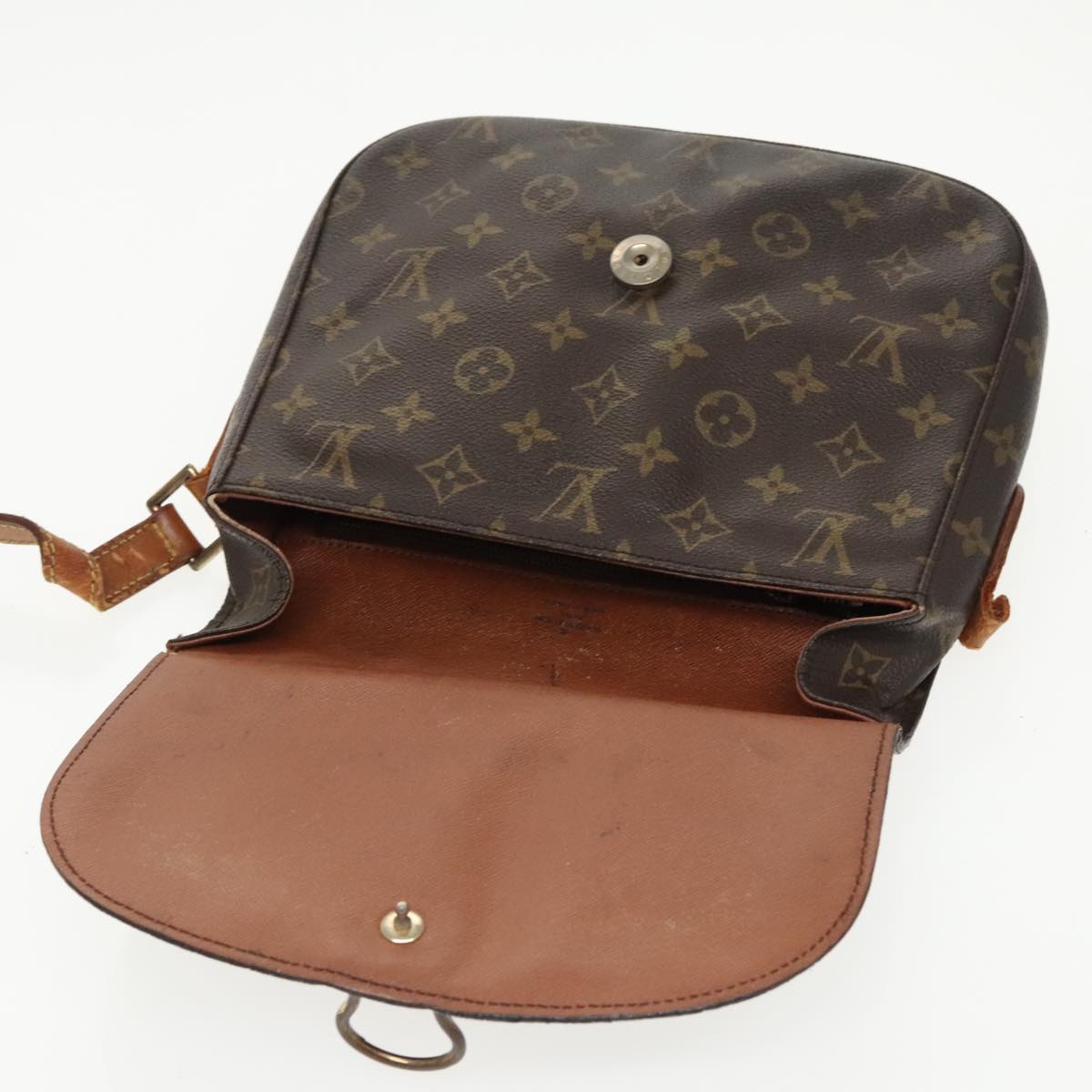 LOUIS VUITTON Monogram Saint Cloud GM Shoulder Bag M51242 LV Auth 100224