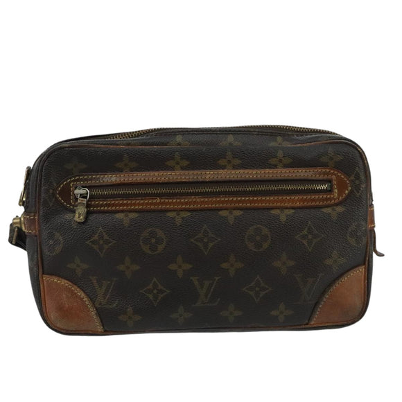 LOUIS VUITTON Monogram Marly Dragonne GM Clutch Bag M51825 LV Auth 100227