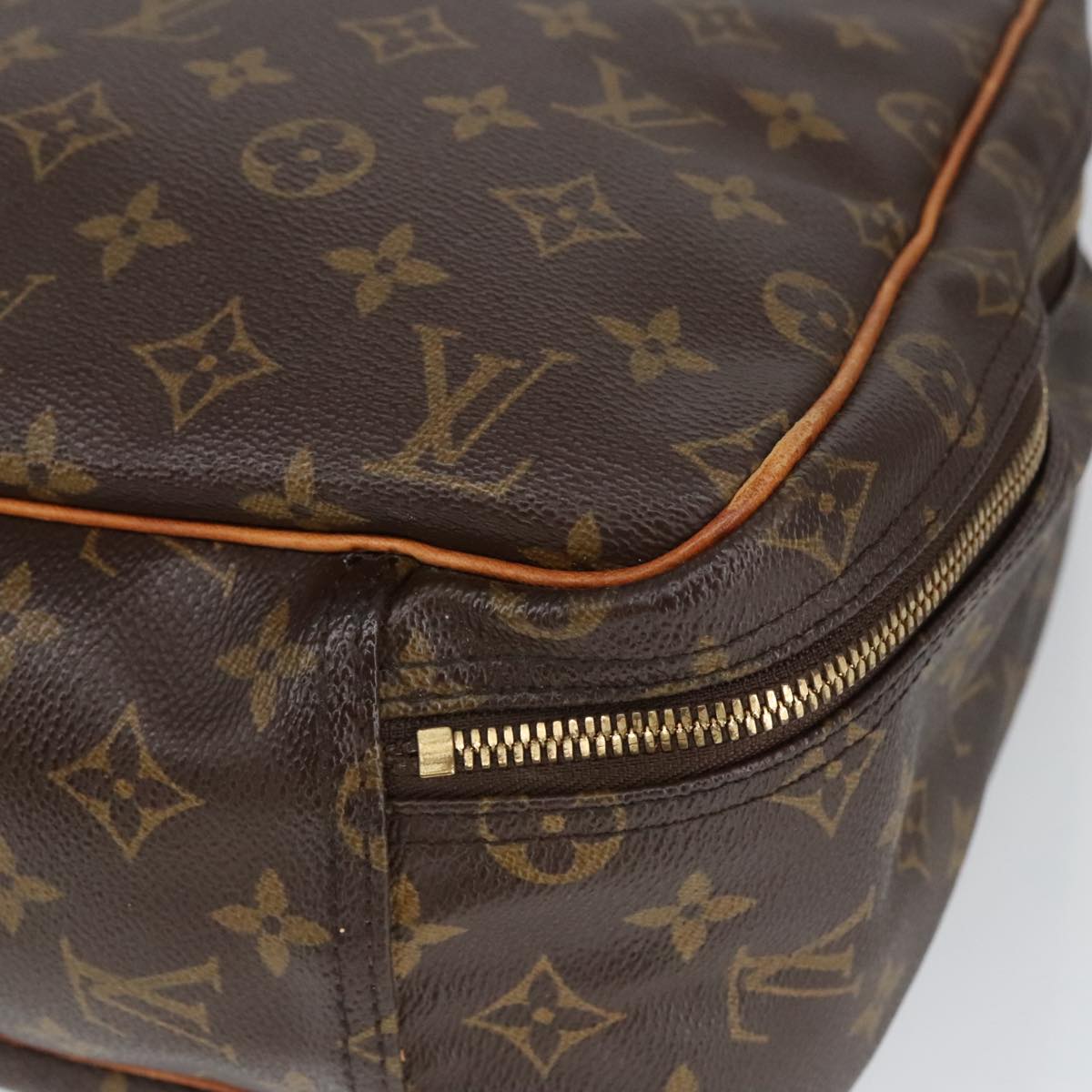 LOUIS VUITTON Monogram Excursion Hand Bag M41450 LV Auth 100232