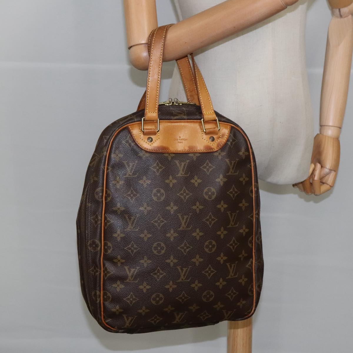 LOUIS VUITTON Monogram Excursion Hand Bag M41450 LV Auth 100232