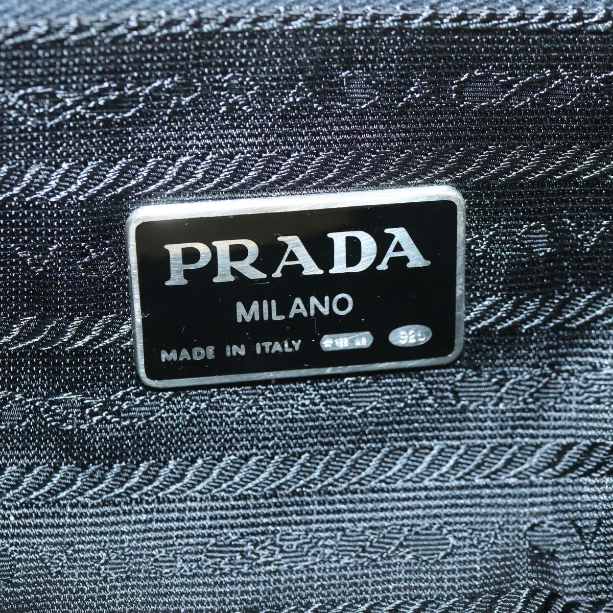 PRADA Waist Bag Suede Yellow Gold Auth 100247