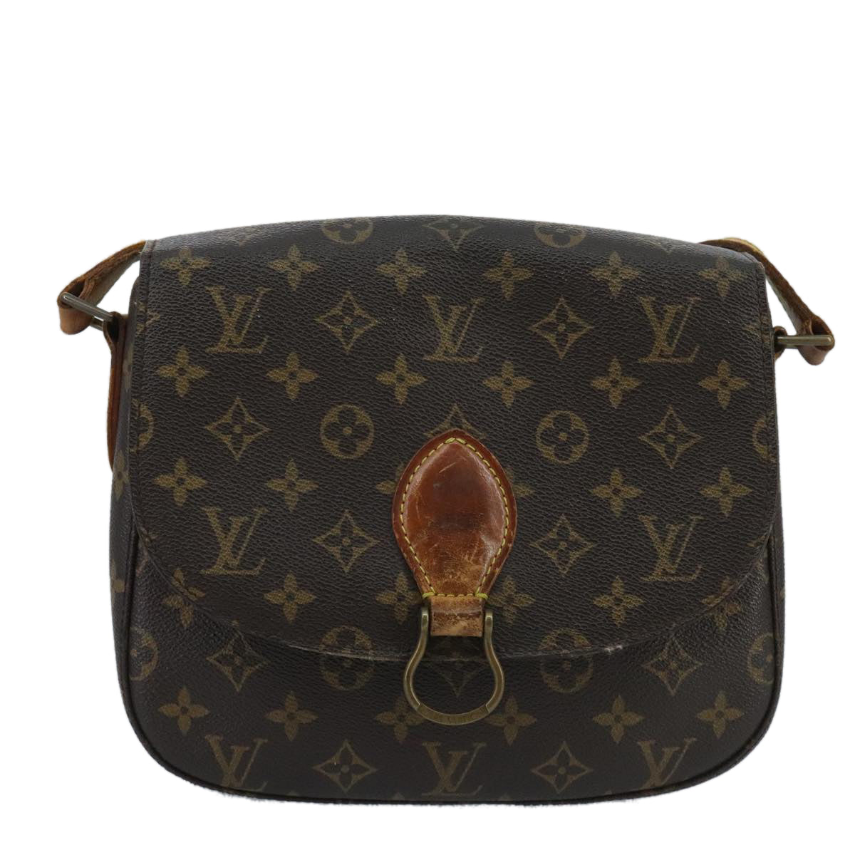 LOUIS VUITTON Monogram Saint Cloud GM Shoulder Bag M51242 LV Auth 100255 - 0