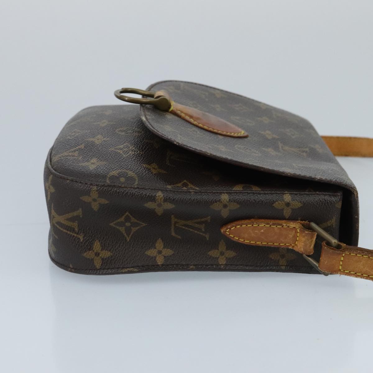 LOUIS VUITTON Monogram Saint Cloud GM Shoulder Bag M51242 LV Auth 100255