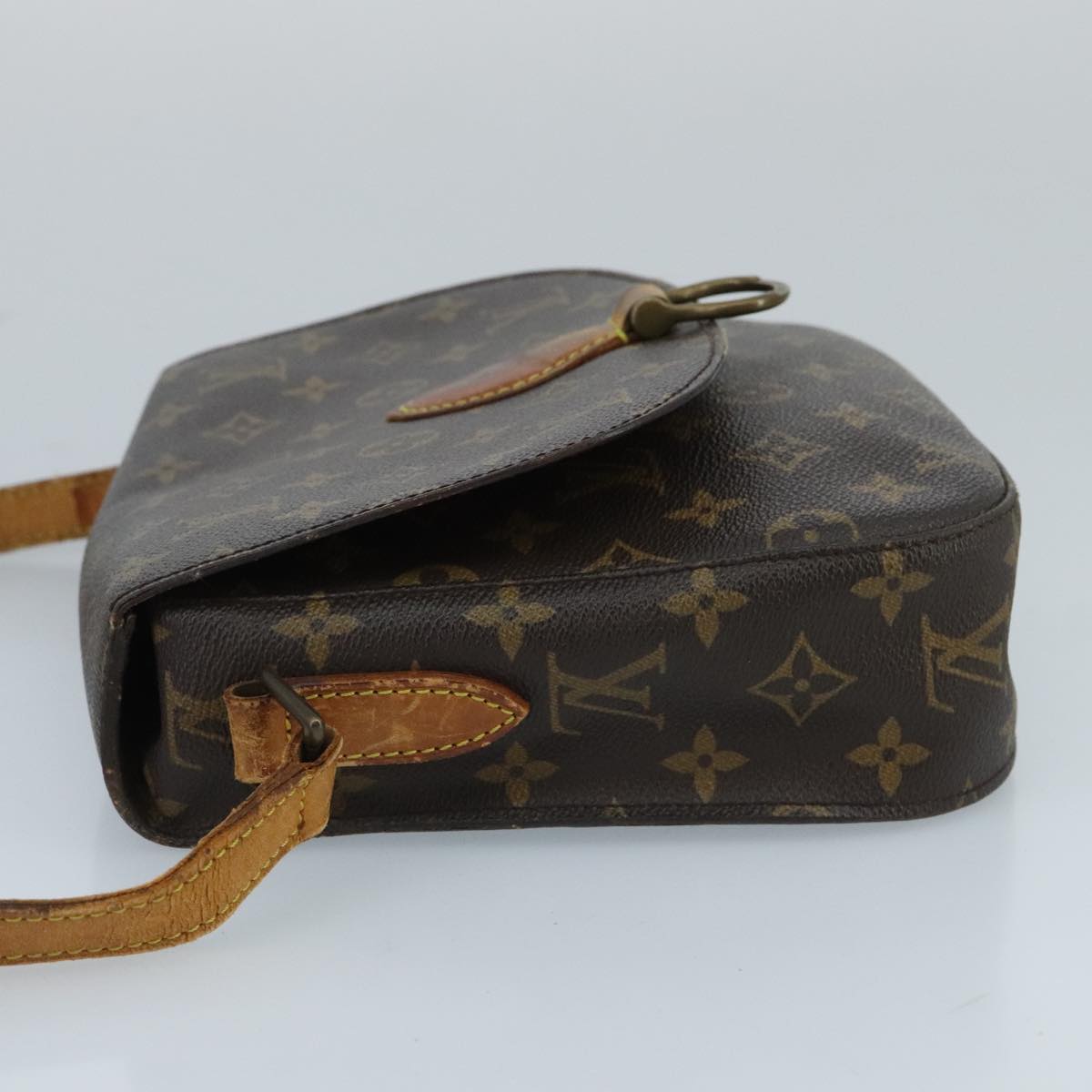 LOUIS VUITTON Monogram Saint Cloud GM Shoulder Bag M51242 LV Auth 100255