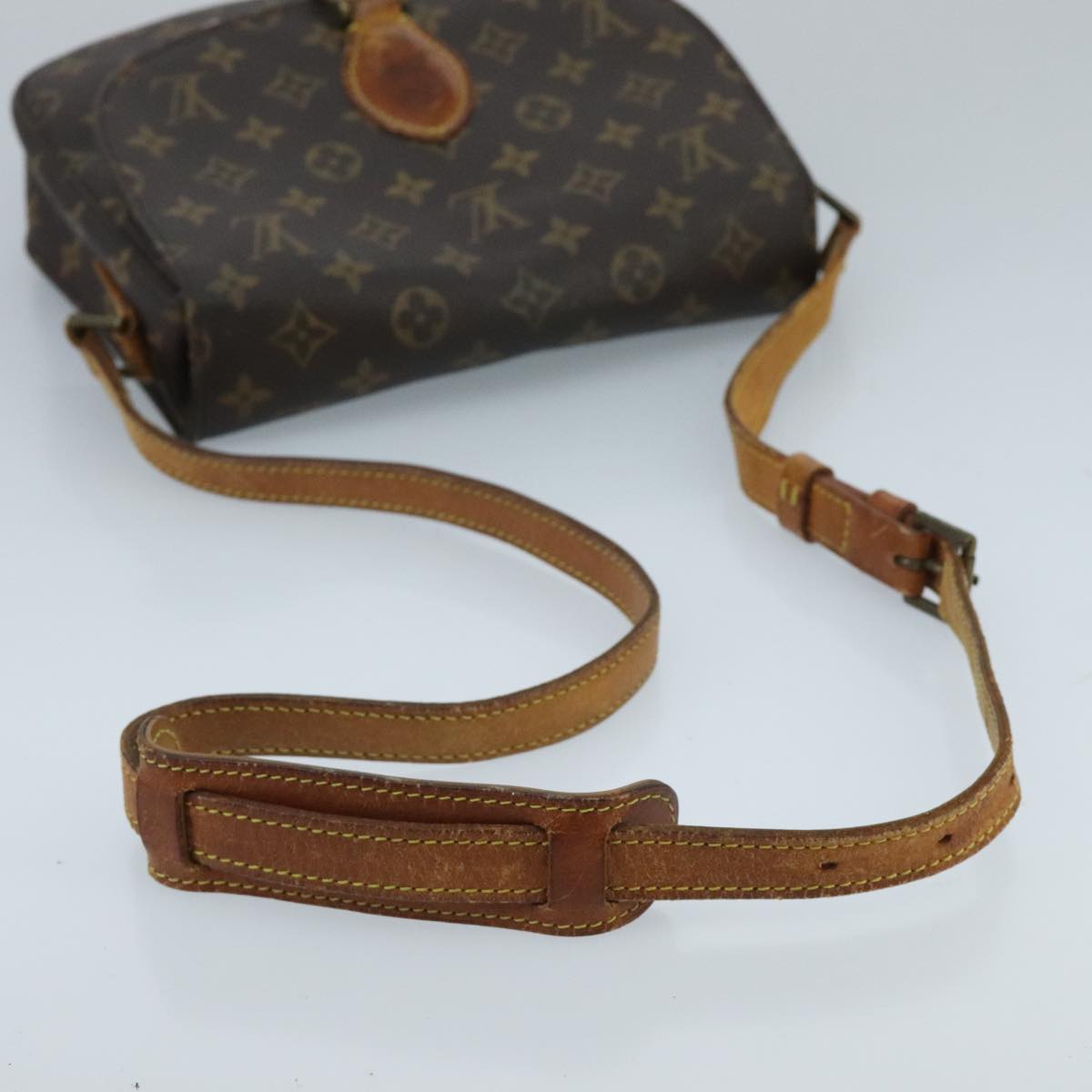 LOUIS VUITTON Monogram Saint Cloud GM Shoulder Bag M51242 LV Auth 100255