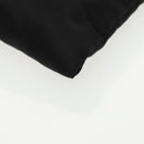 PRADA Chain Shoulder Bag Nylon Black Silver Auth 100262AV-17
