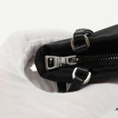 PRADA Chain Shoulder Bag Nylon Black Silver Auth 100262AV-9