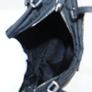PRADA Chain Shoulder Bag Nylon Black Silver Auth 100262AV-10