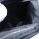 PRADA Chain Shoulder Bag Nylon Black Silver Auth 100262AV-23