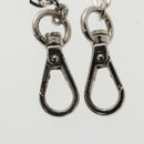 PRADA Chain Shoulder Bag Nylon Black Silver Auth 100262AV-25