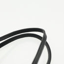 PRADA Chain Shoulder Bag Nylon Black Silver Auth 100262AV-8