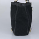 GUCCI GG Canvas Tote Bag Black Gold 130739 Auth 100265-3