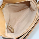 GUCCI Micro GG Supreme Shoulder Bag PVC Beige Gold 001 406 1780 Auth 100267-11