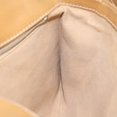 GUCCI Micro GG Supreme Shoulder Bag PVC Beige Gold 001 406 1780 Auth 100267-19