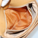 GUCCI Micro GG Supreme Shoulder Bag PVC Beige Gold 001 406 1780 Auth 100267-12