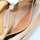 GUCCI Micro GG Supreme Shoulder Bag PVC Beige Gold 001 406 1780 Auth 100267-22