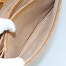 GUCCI Micro GG Supreme Shoulder Bag PVC Beige Gold 001 406 1780 Auth 100267-23