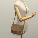 GUCCI Micro GG Supreme Shoulder Bag PVC Beige Gold 001 406 1780 Auth 100267-24