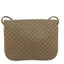 GUCCI Micro GG Supreme Shoulder Bag PVC Beige Gold 001 406 1780 Auth 100267-2