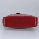 BURBERRY Nova Check Tote Bag Canvas Leather Beige Red Auth 100281-5