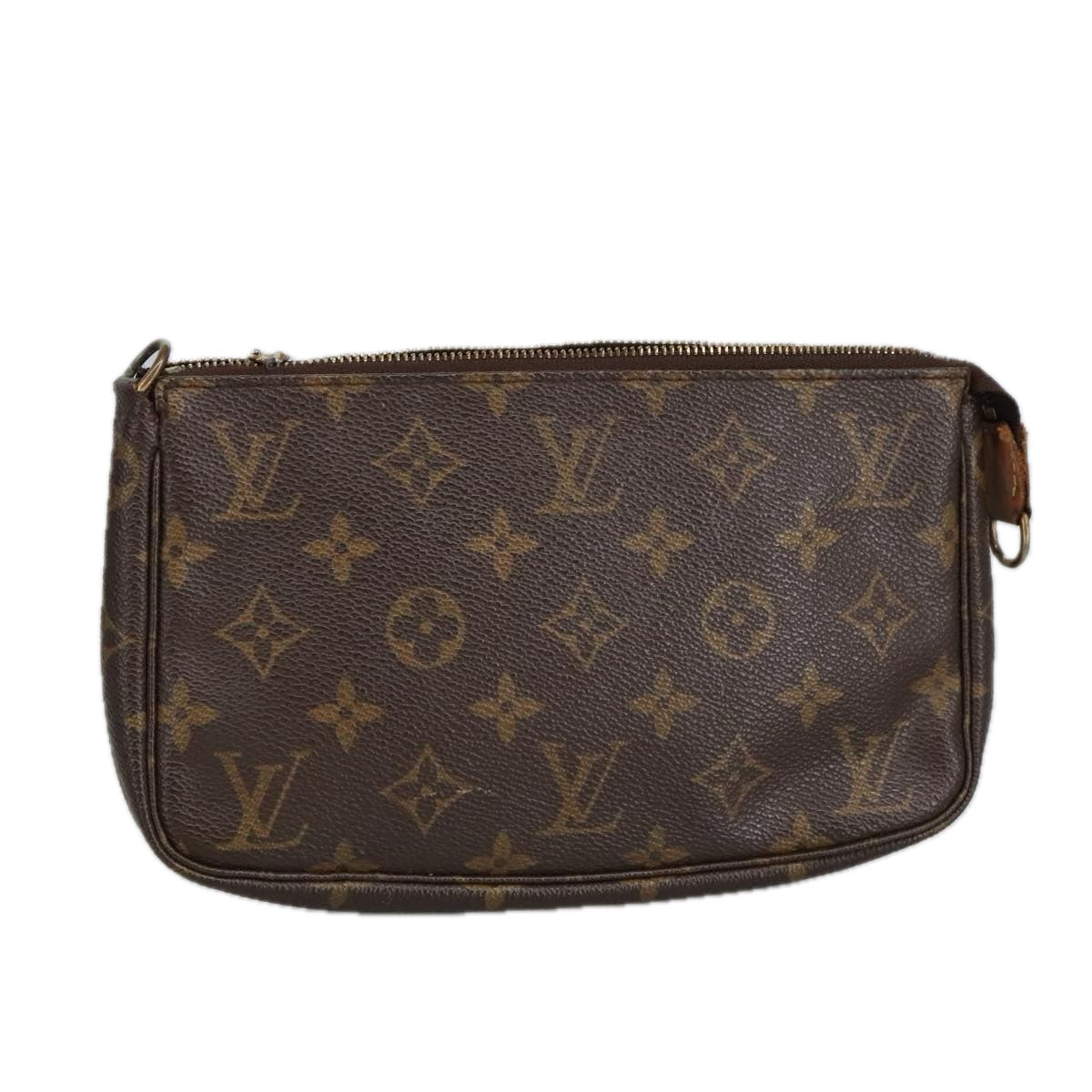 LOUIS VUITTON Monogram Pochette Accessoires Pouch M51980 LV Auth 100291