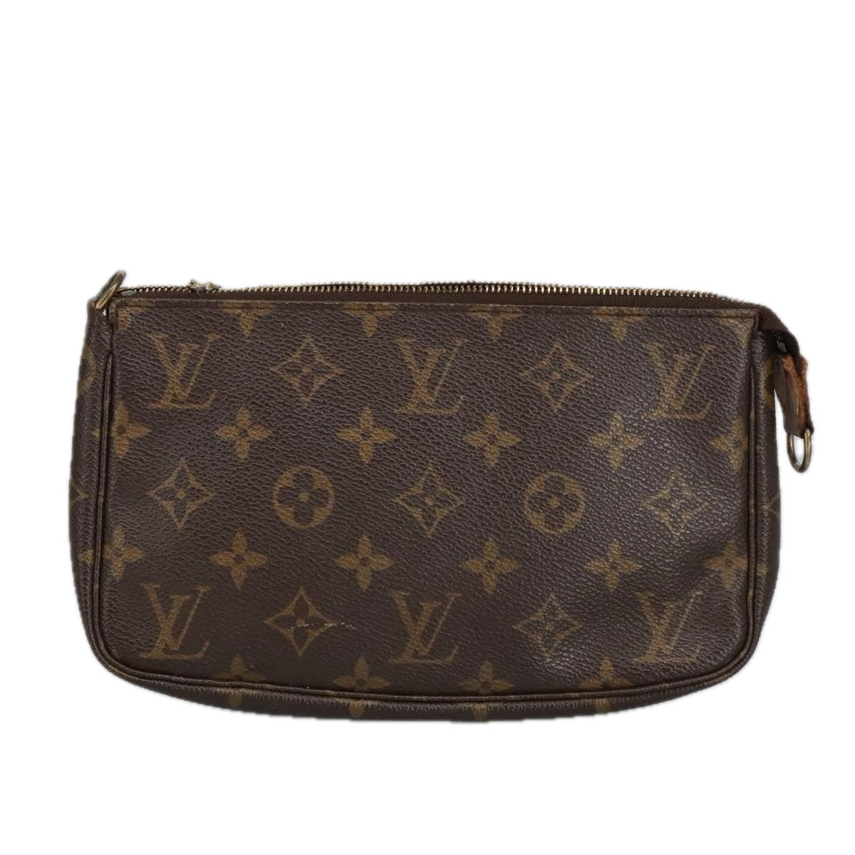 LOUIS VUITTON Monogram Pochette Accessoires Pouch M51980 LV Auth 100291