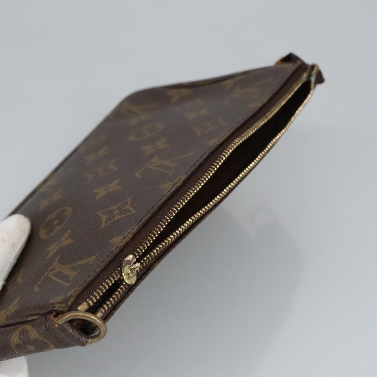 LOUIS VUITTON Monogram Pochette Accessoires Pouch M51980 LV Auth 100291