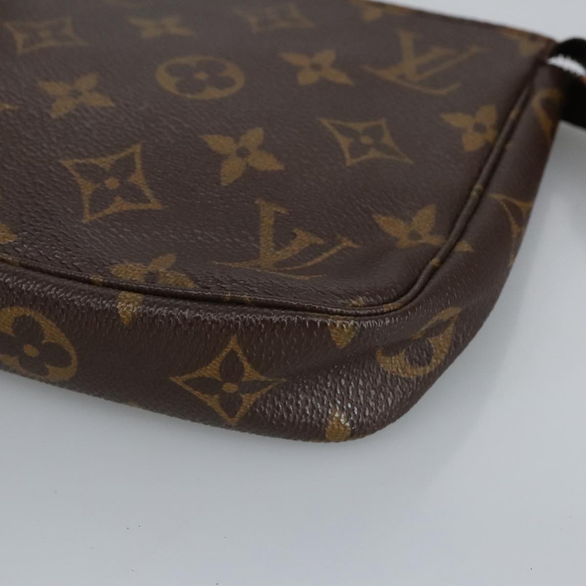 LOUIS VUITTON Monogram Pochette Accessoires Pouch M51980 LV Auth 100291