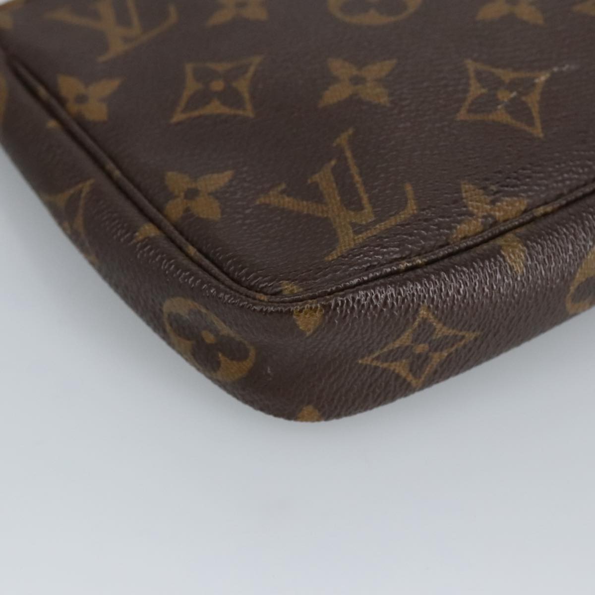 LOUIS VUITTON Monogram Pochette Accessoires Pouch M51980 LV Auth 100291