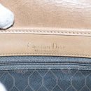 Christian Dior Honeycomb Canvas Shoulder Bag PVC Gold Black Auth 100296-18