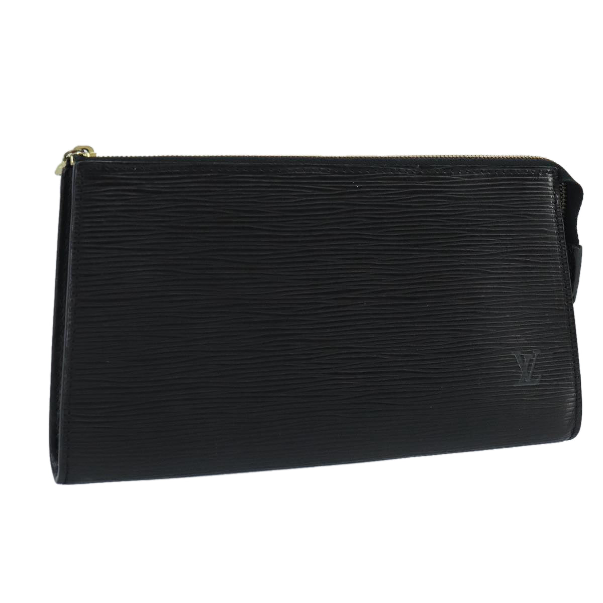 LOUIS VUITTON Epi Pochette Accessoires Pouch Black M52982 LV Auth 100300