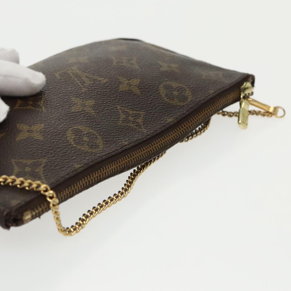 LOUIS VUITTON Monogram Sac Shopping Pouch LV Auth 100308