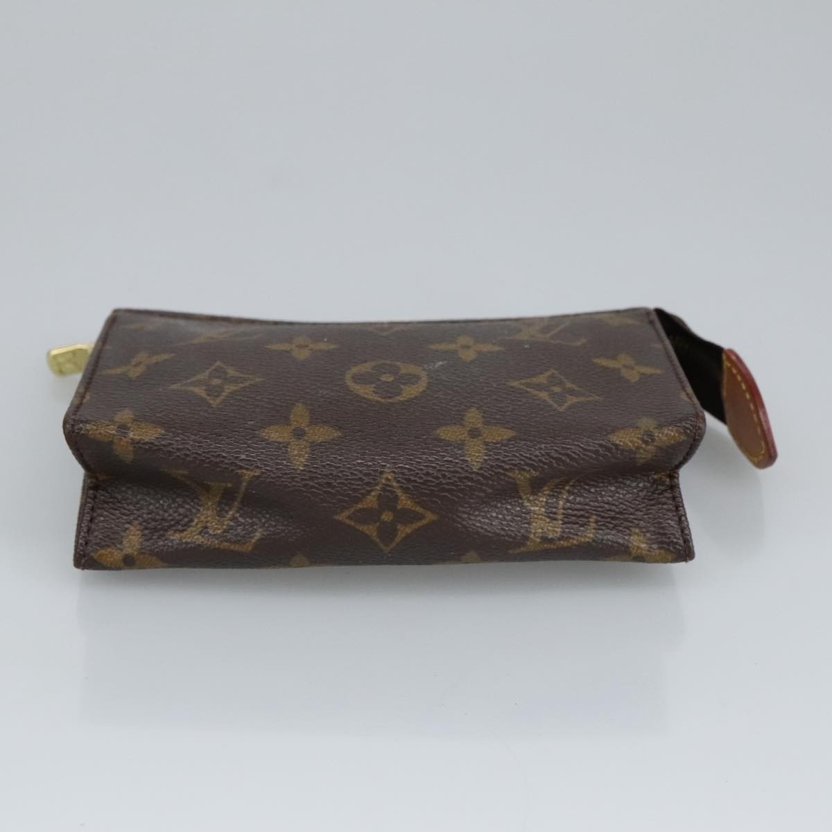 LOUIS VUITTON Monogram Poche Toilette 15 Pouch M47546 LV Auth 100309