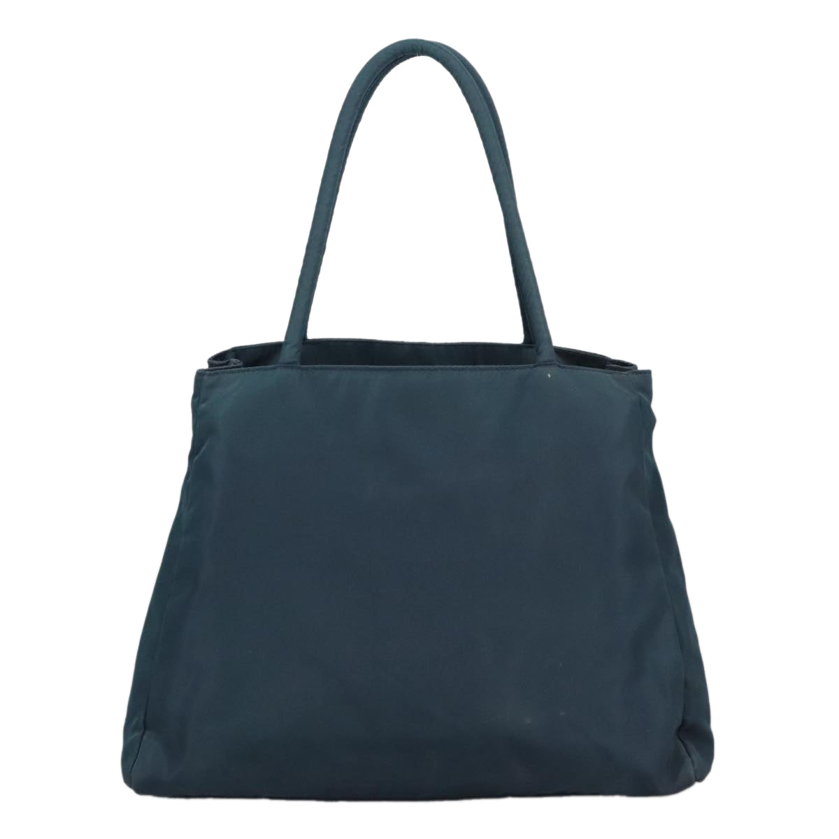 PRADA Tote Bag Nylon Blue Silver Auth 100311 - 0