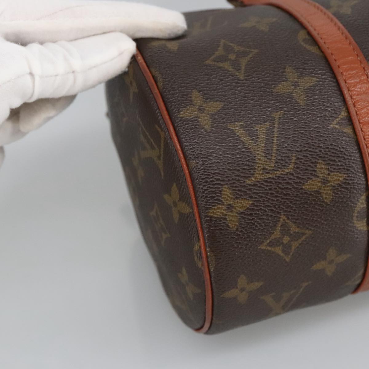 LOUIS VUITTON Monogram Papillon 30 Hand Bag M51385 LV Auth 100317