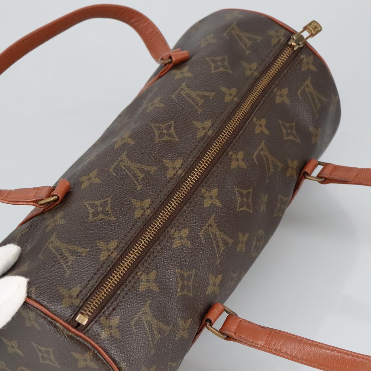 LOUIS VUITTON Monogram Papillon 30 Hand Bag M51385 LV Auth 100317