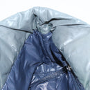 CHANEL Cococoon Shoulder Bag Nylon Gray Silver CC Auth 100324-20