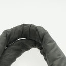 CHANEL Cococoon Shoulder Bag Nylon Gray Silver CC Auth 100324-8