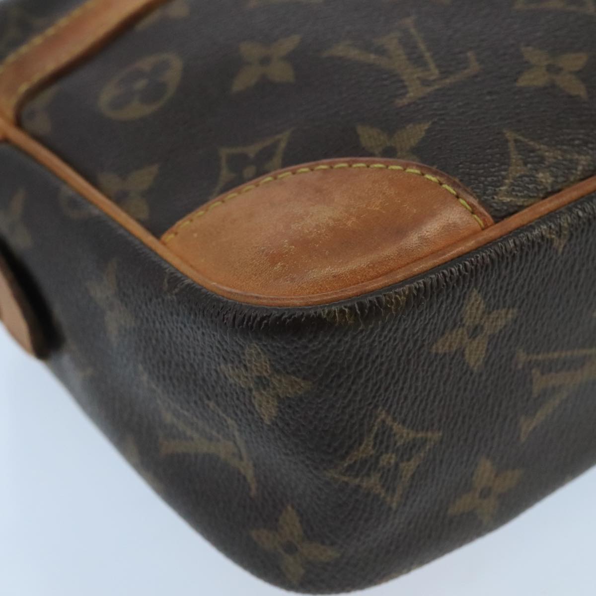 LOUIS VUITTON Monogram Compiegne 28 Clutch Bag M51845 LV Auth 100328