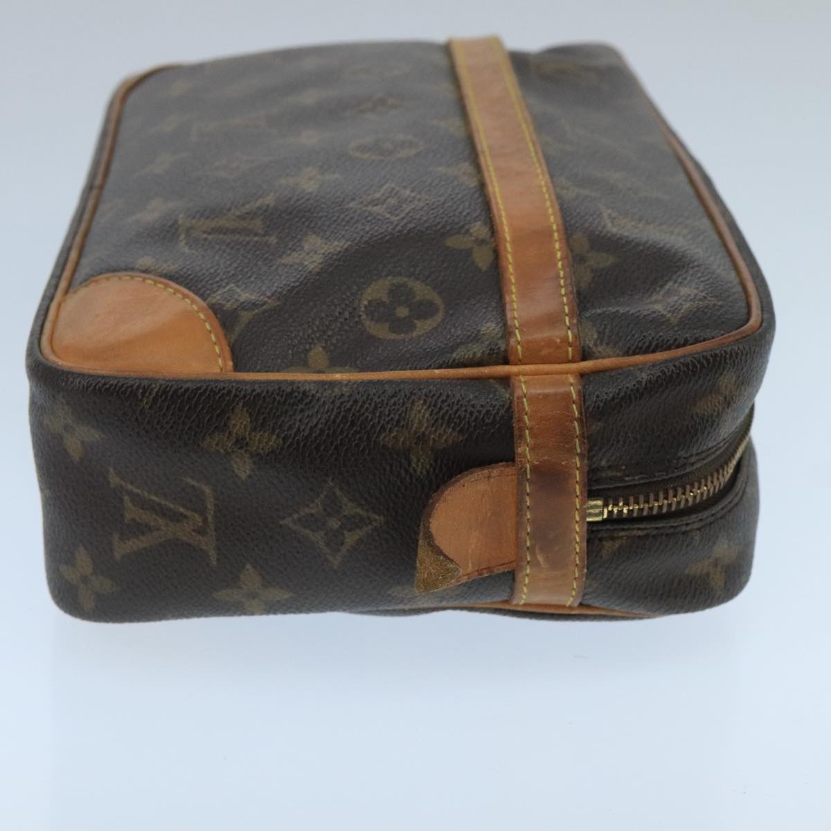 LOUIS VUITTON Monogram Compiegne 28 Clutch Bag M51845 LV Auth 100328