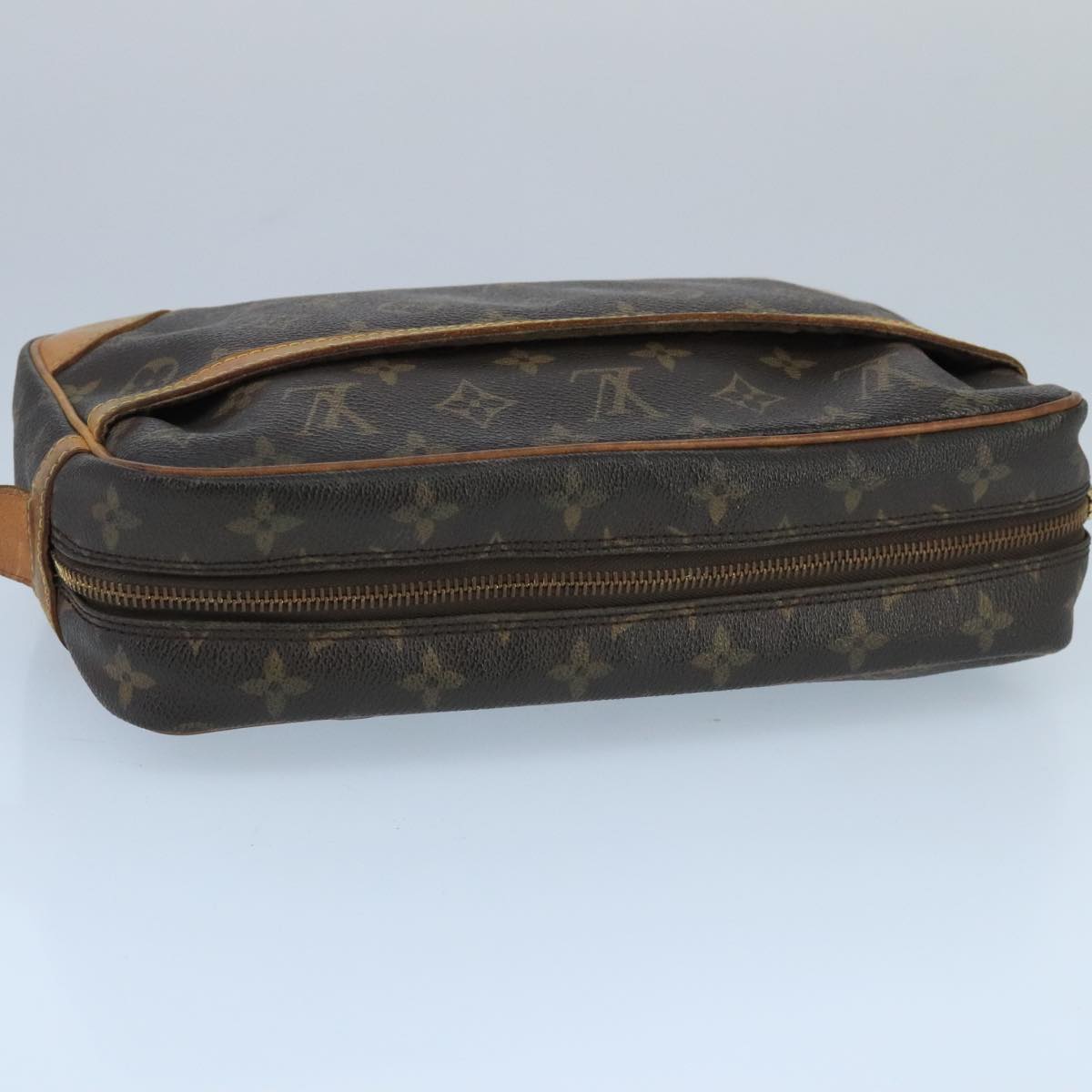 LOUIS VUITTON Monogram Compiegne 28 Clutch Bag M51845 LV Auth 100328