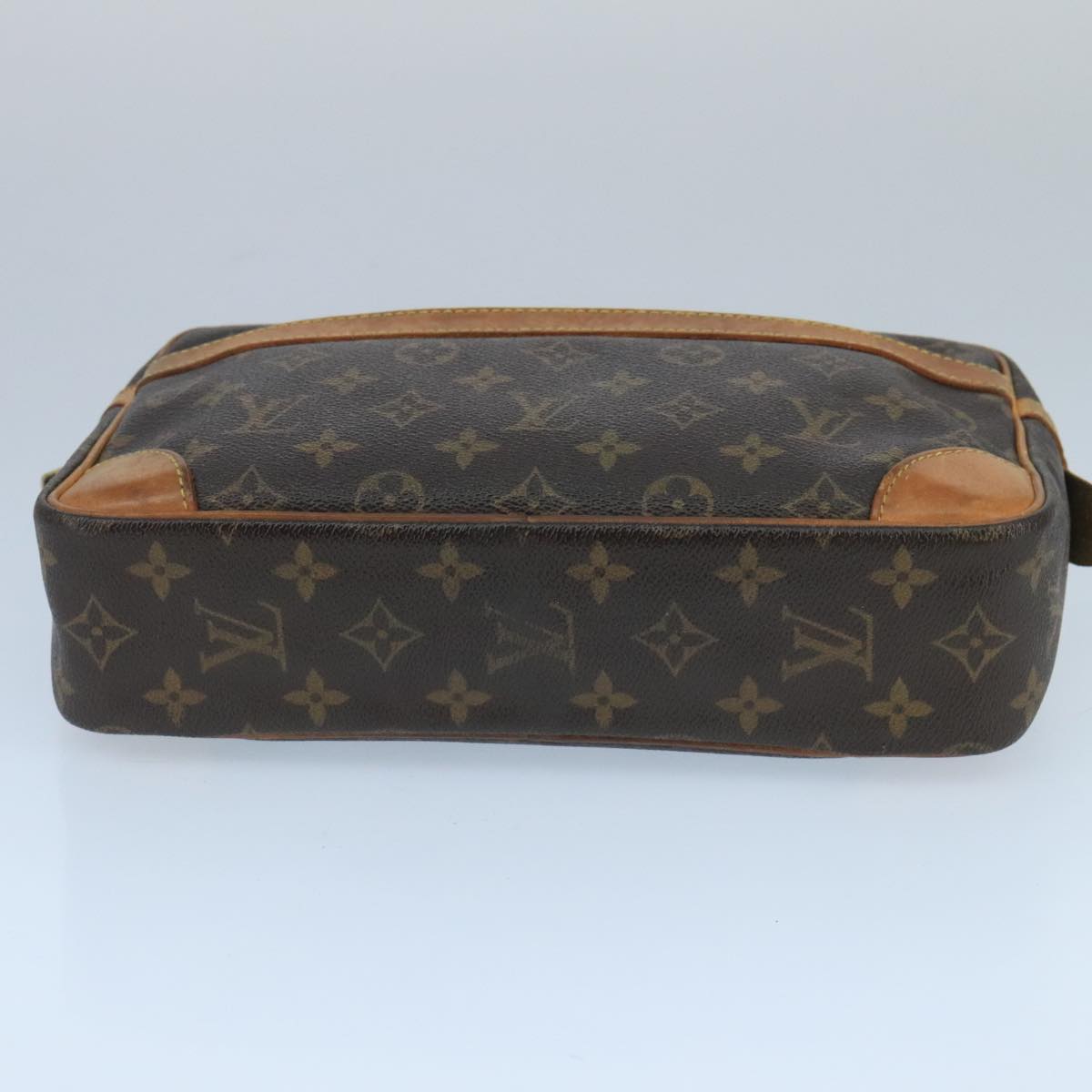 LOUIS VUITTON Monogram Compiegne 28 Clutch Bag M51845 LV Auth 100328